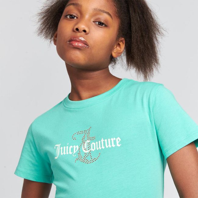 JUICY COUTURE TURQUOISE T SHIRT