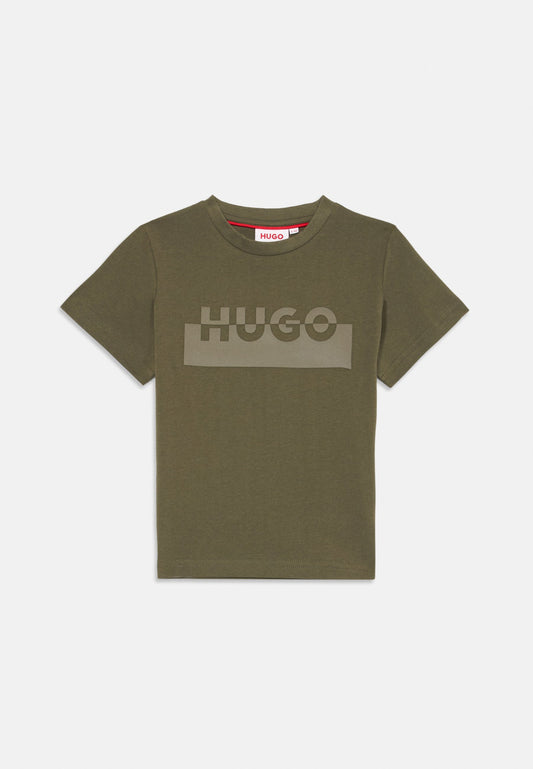 HUGO KHAKI BOYS T SHIRT G00433