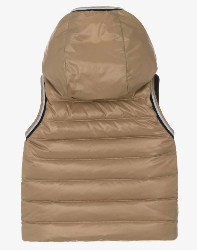 BOSS BEIGE BABY/TODDLER BODY WARMER J52474