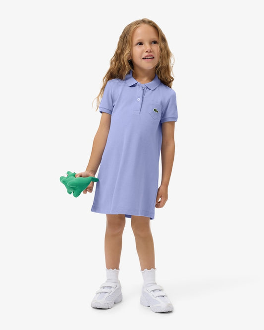 LACOSTE GIRL/TEEN LILAC POLO DRESS 347066 -PF7