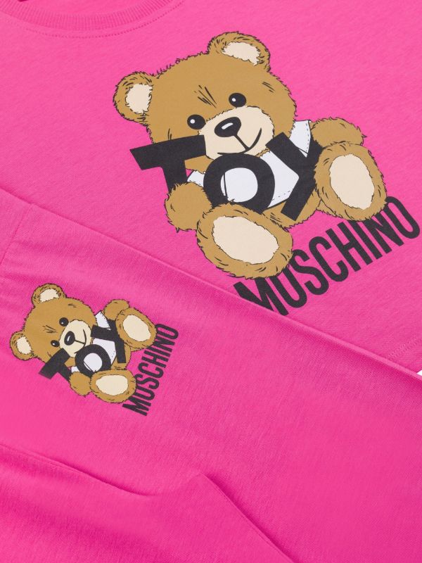 MOSCHINO PINK CYCLE SHORTS SET HDG01H
