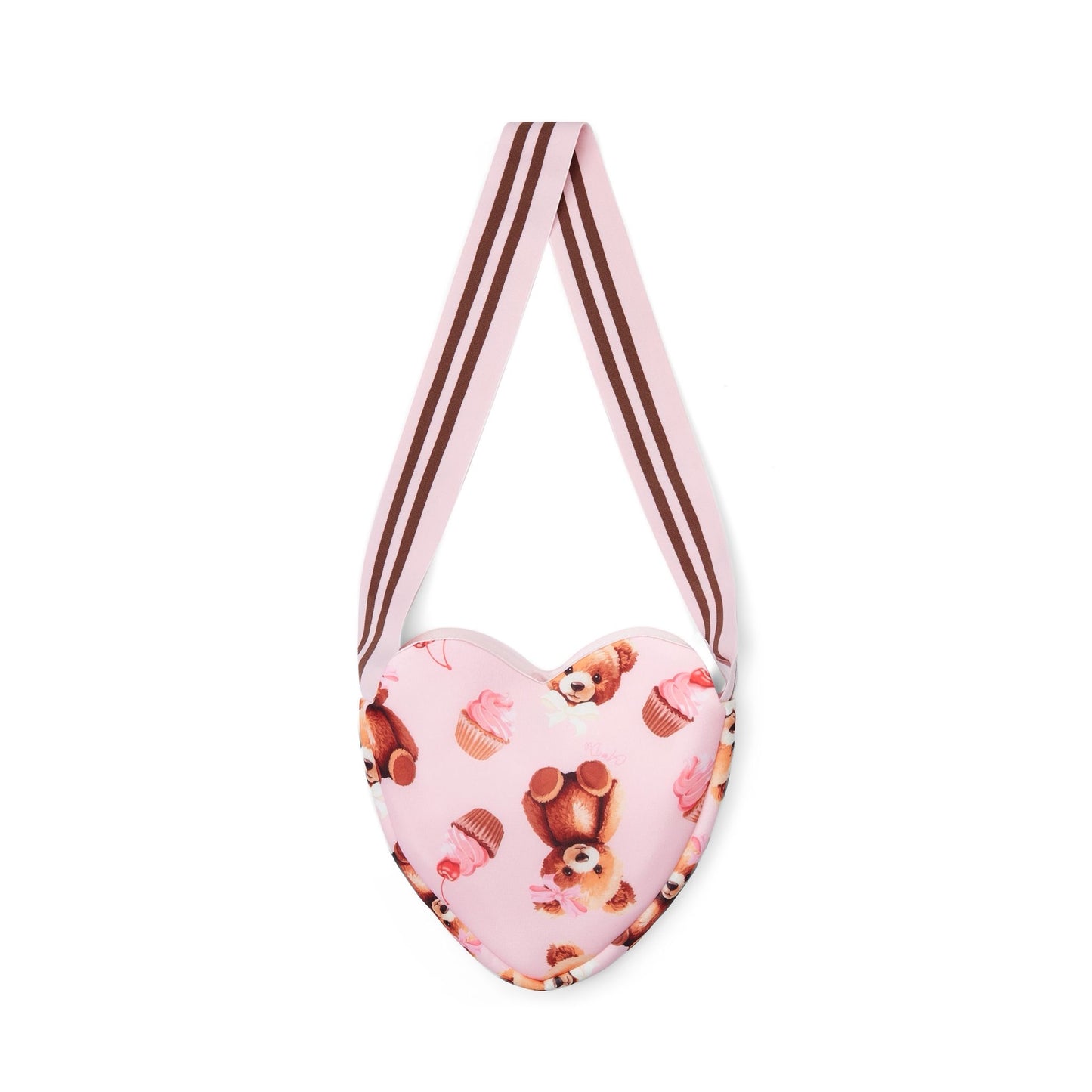 A DEE LOUISE BEAR PRINT HEART BAG W252920