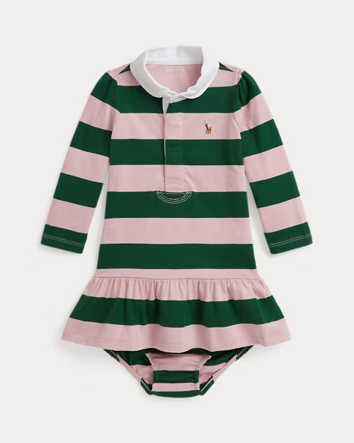 RALPH LAUREN STRIPED BABY/TODDLER DRESS