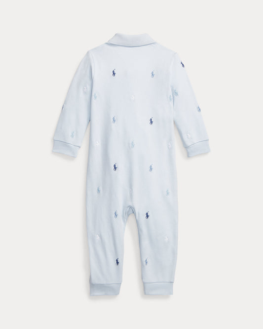 RALPH LAUREN BABY BLUE ALL IN ONE