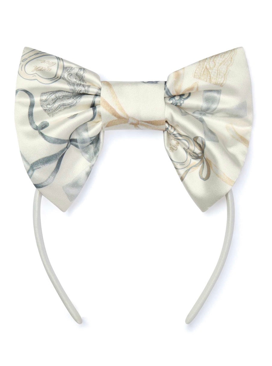 A DEE ALLIE PRINTED BOW HEADBAND W262917
