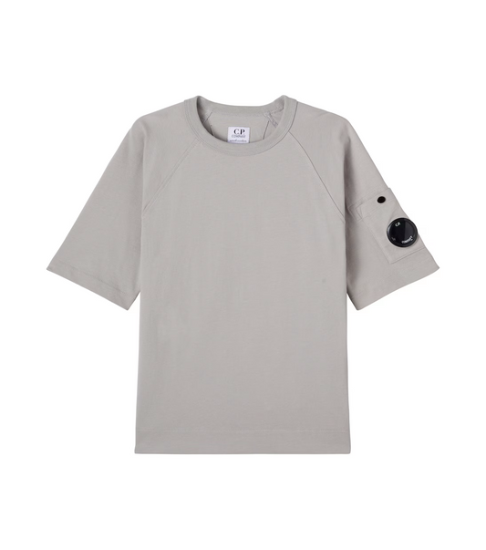 C.P COMPANY BOYS MAXI SMOKE GREY T SHIRT CMM00R