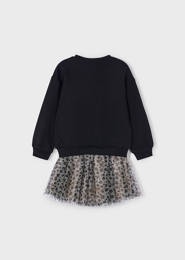 MAYORAL GIRLS BLACK TULLE SKIRT SET 4.936