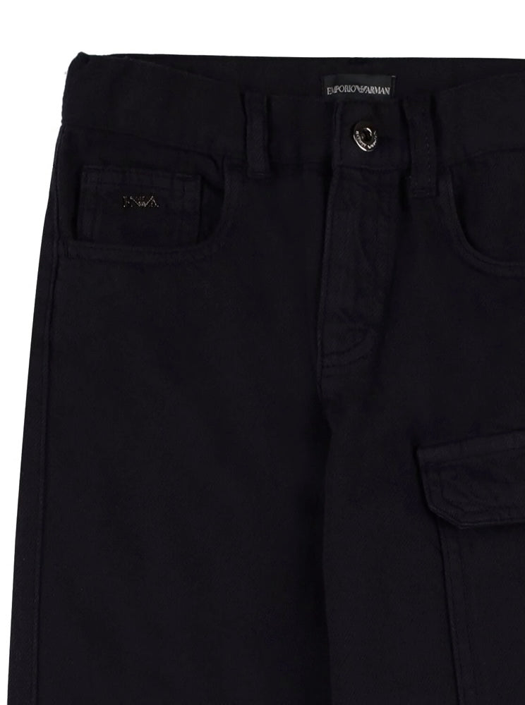 BLACK EMPORIO ARMANI CARGO PANTS
