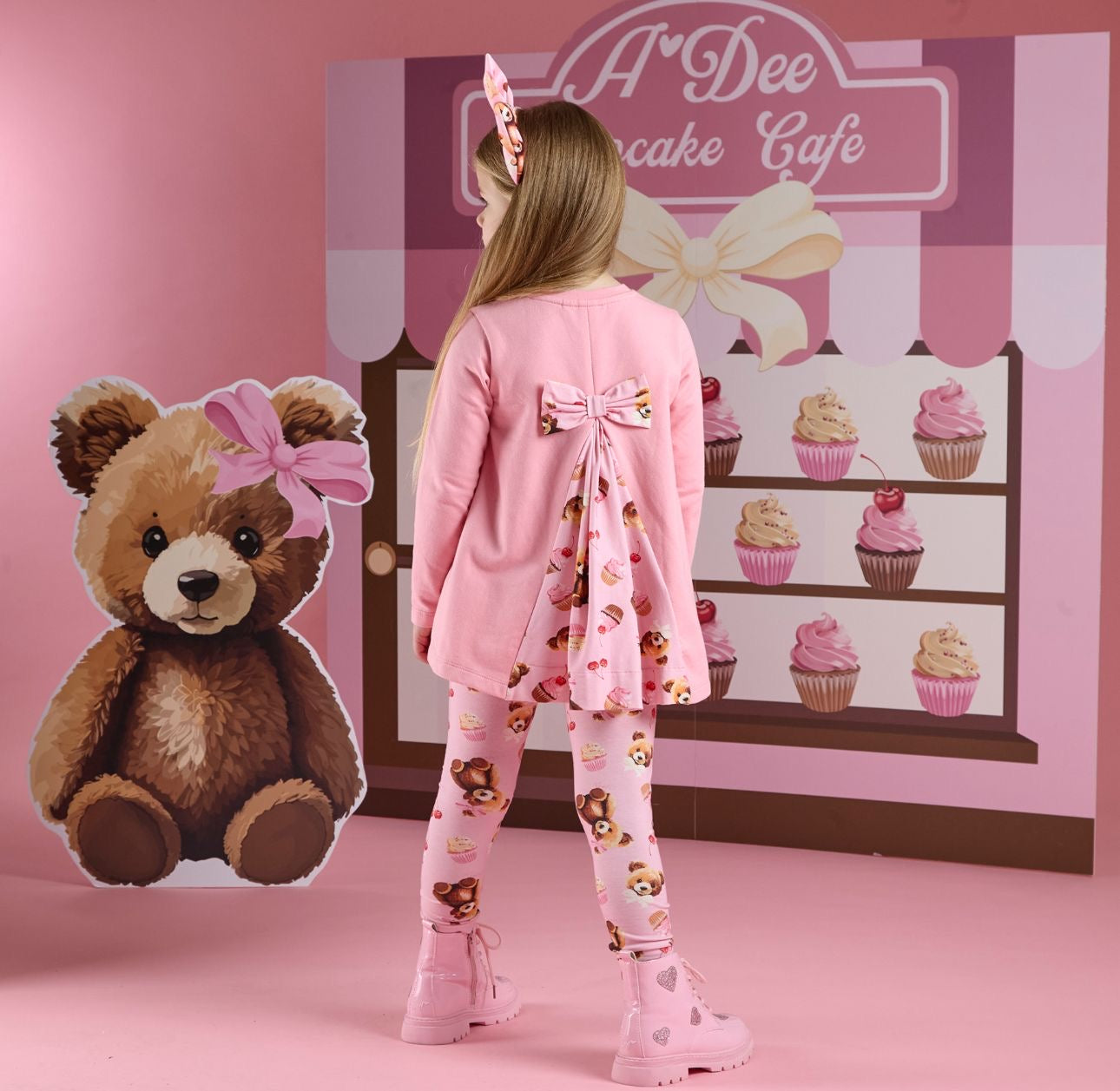 A DEE MISSY PINK CUP CAKE LEGGINGS SET W252509