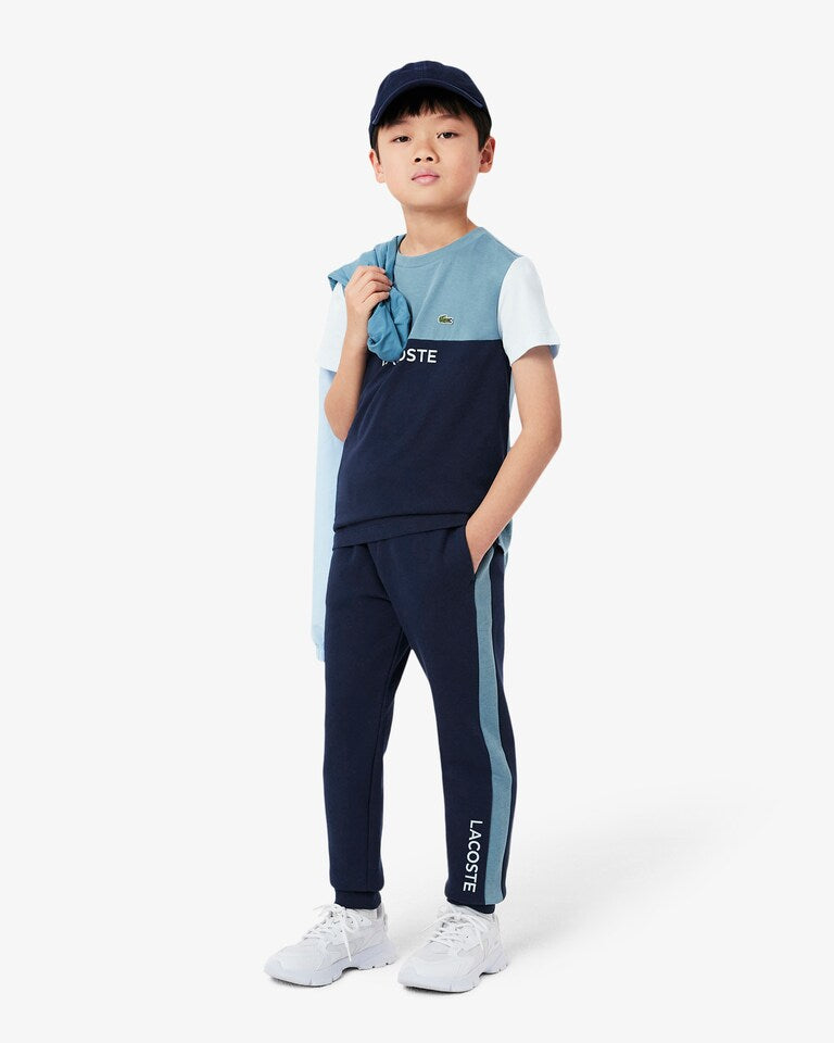 LACOSTE BOYS NAVY JOGGERS