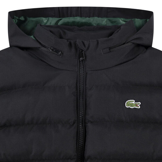 LACOSTE Boys Hooded Diamond Taffeta Puffed Jacket 847003