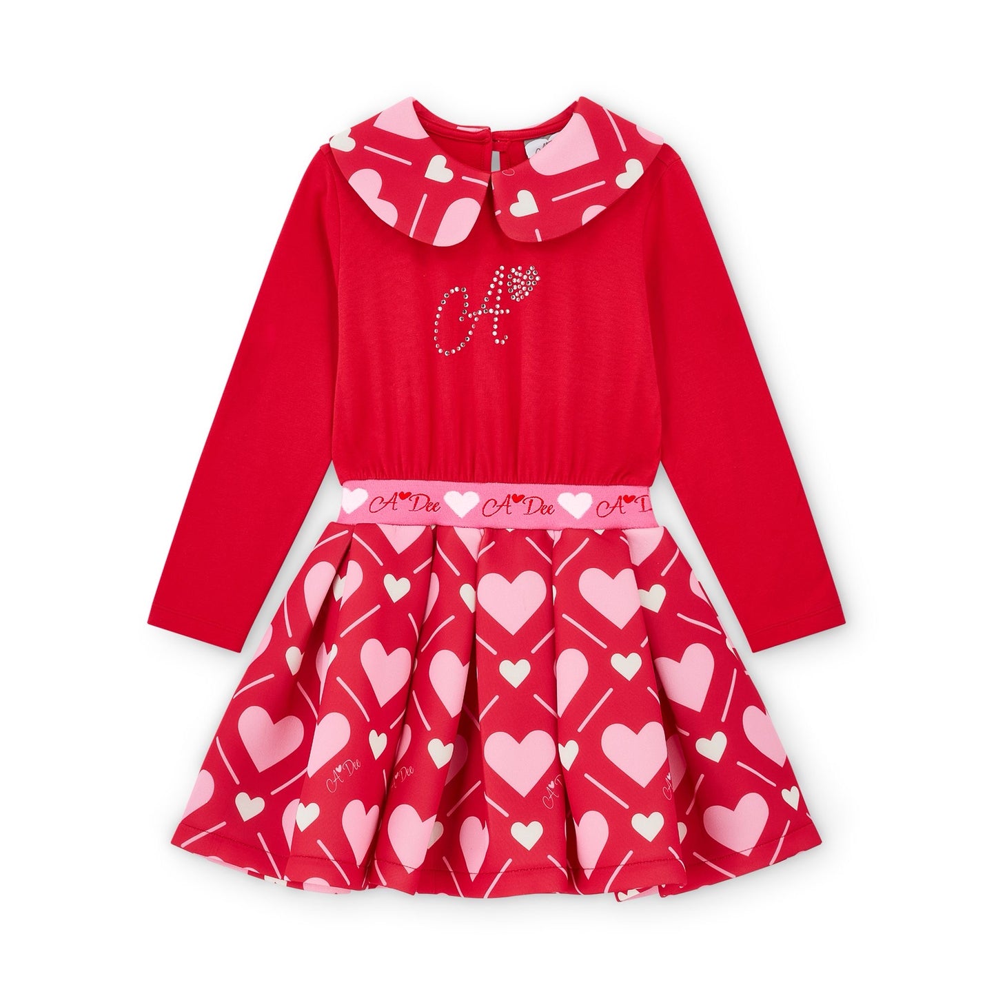 A DEE LARA RED HEART DRESS W251701