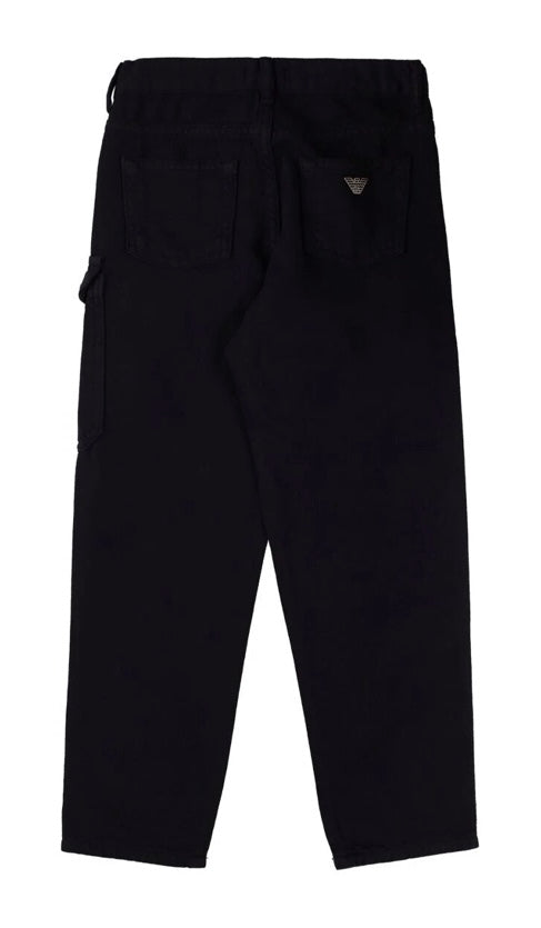 BLACK EMPORIO ARMANI CARGO PANTS