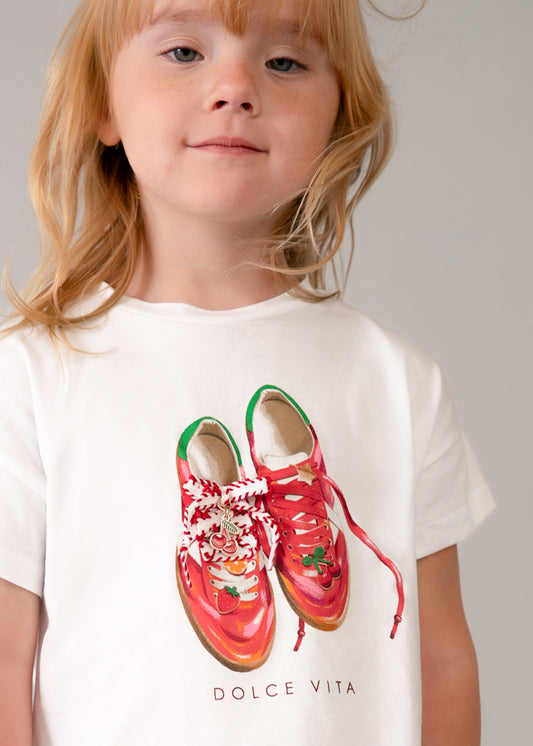 MAYORAL GIRL CYCLE SHORT & T SHIRT SET 3.731