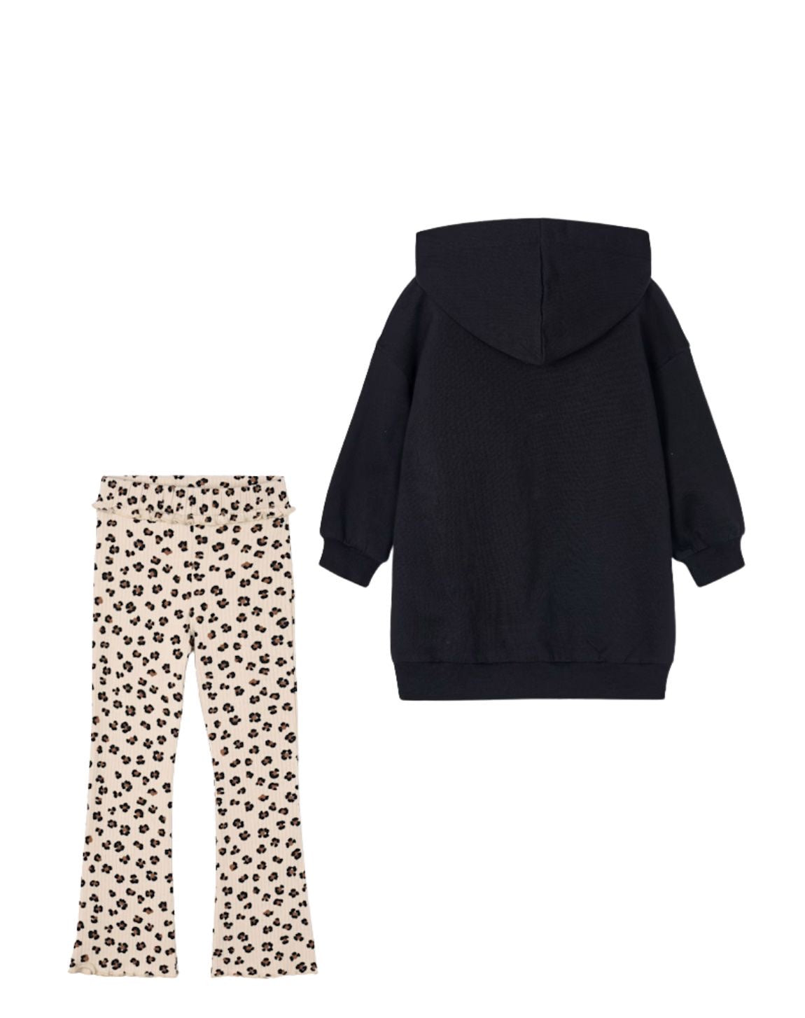MAYORAL GIRLS BLACK HOODY/LEGGINGS SET 4.928