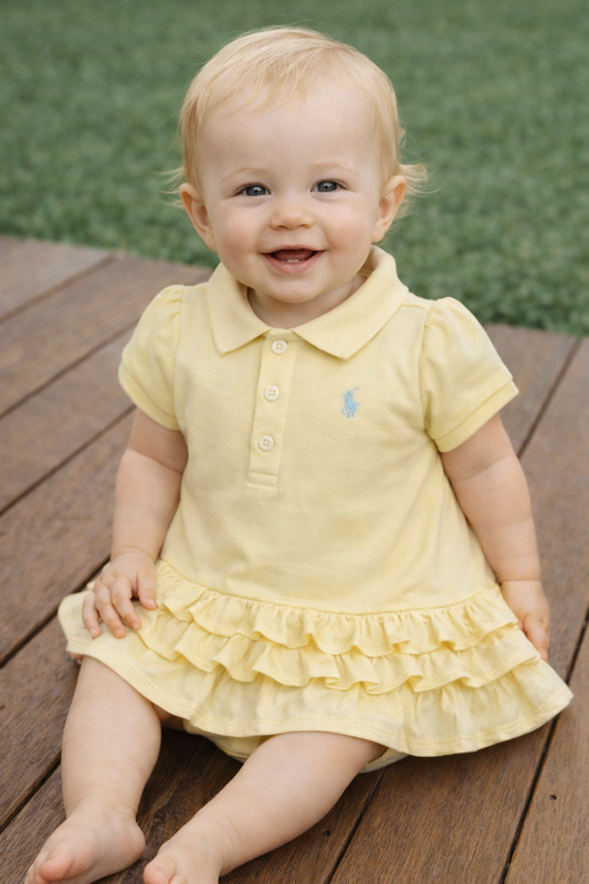 RALPH LAUREN BABY/TODDLER YELLOW DRESS 4891500