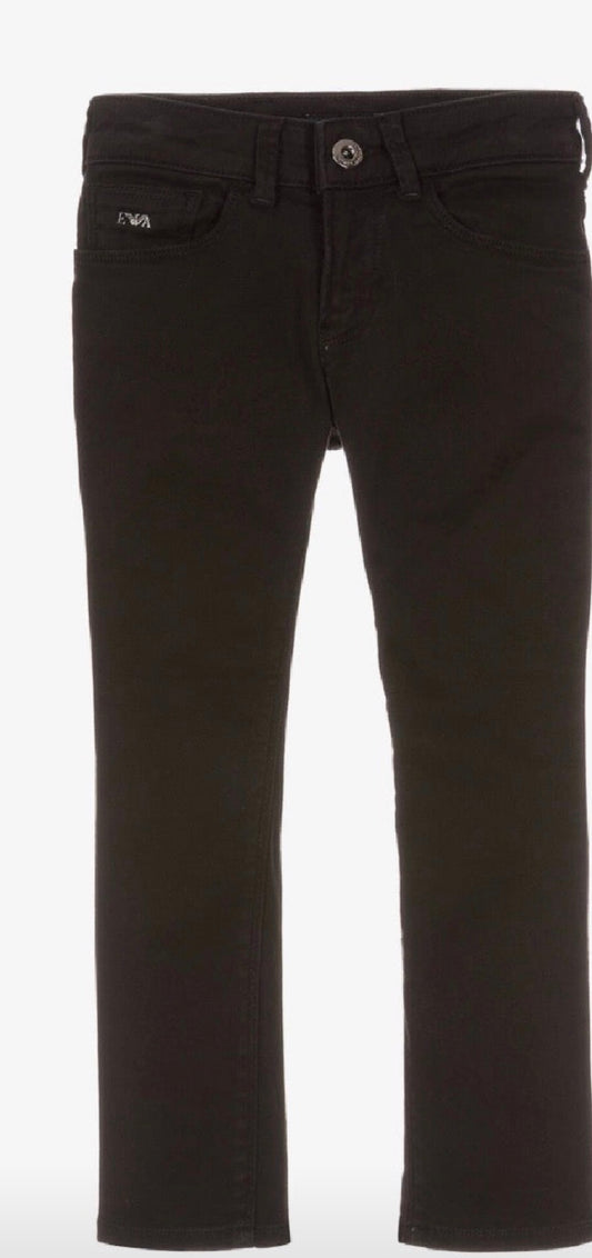 EMPORIO ARMANI BOYS BLACK JEANS
