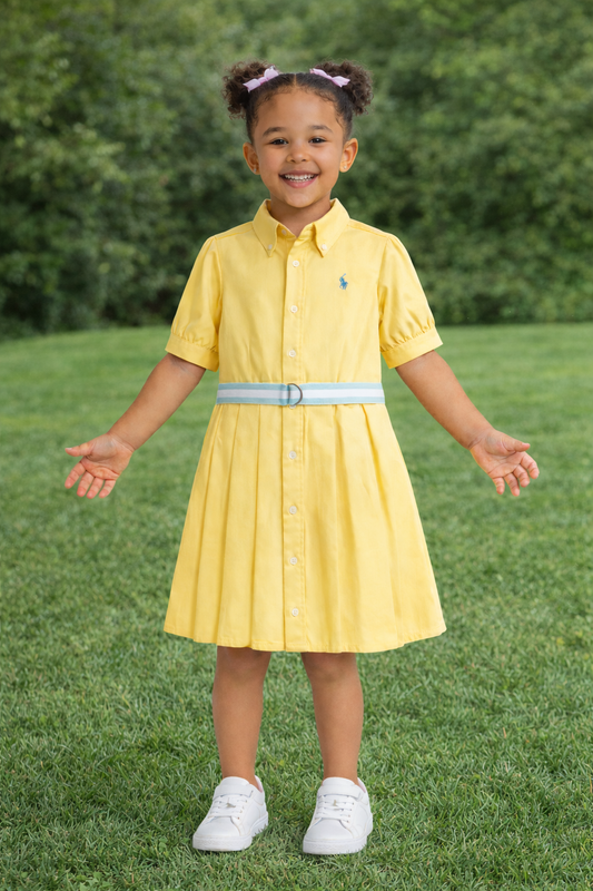 RALPH LAUREN GIRLS YELLOW DRESS 964279