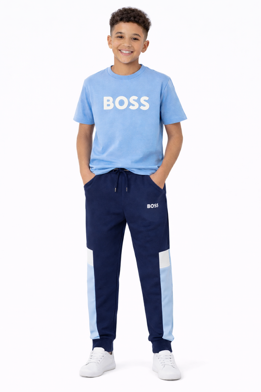 BOSS NAVY JOGGING PANTS J52290. ***T shirt sold separately***