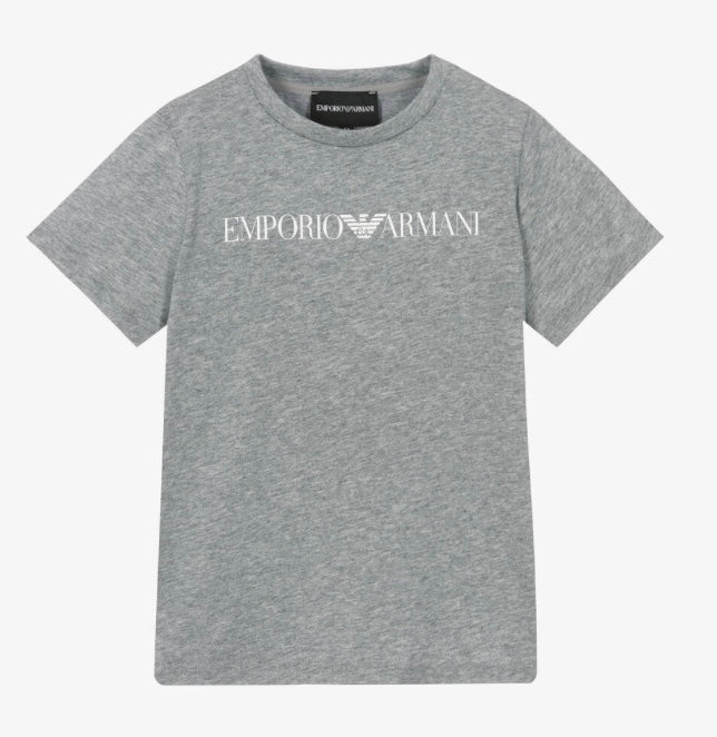 Emporio Armani Boys Grey T shirt