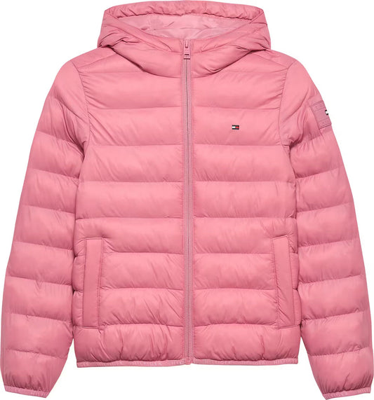 TOMMY HILFIGER GIRLS PINK DOWN JACKET KS00712