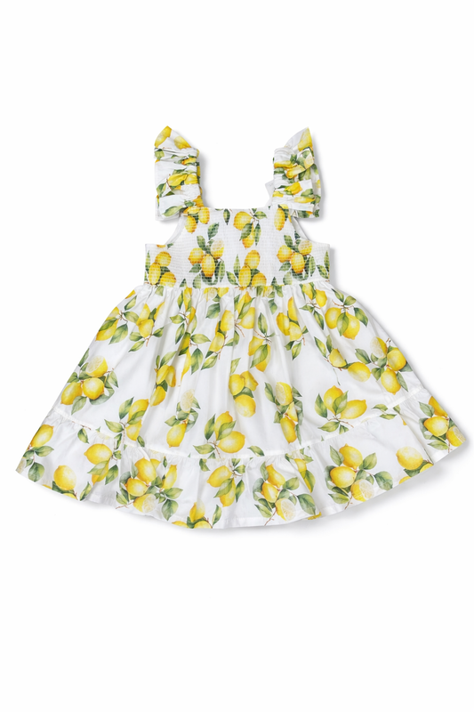 DEOLINDA GIRLS LEMONS DRESS