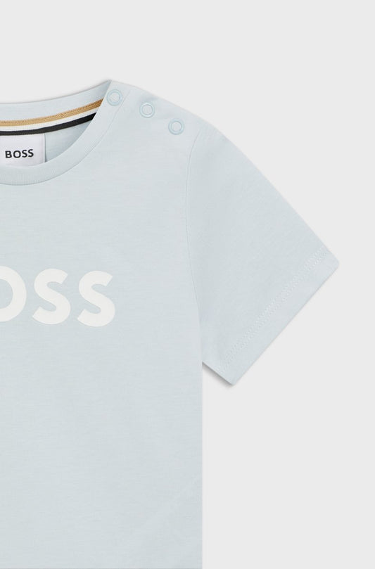 BOSS BABY/TODDLER PALE BLUE T SHIRT J52712