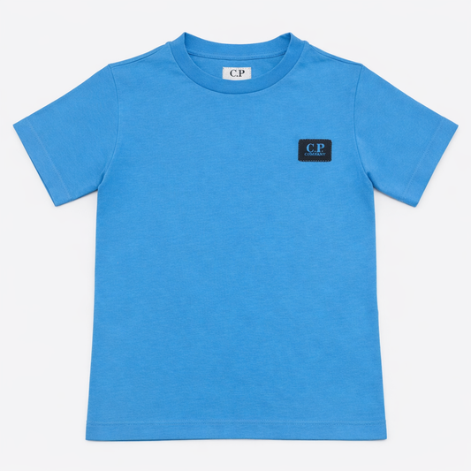 C.P.COMPANY BOYS SKY AZURE T SHIRT CMM00S