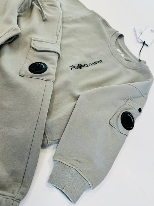 C.P Company Lens Tracksuit in Flint Grey CUK009