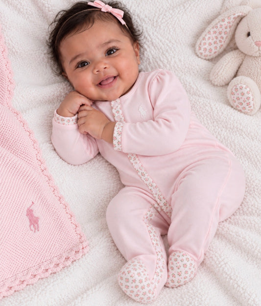 RALPH LAUREN BABY GIRL PINK BABY GROW 52471001