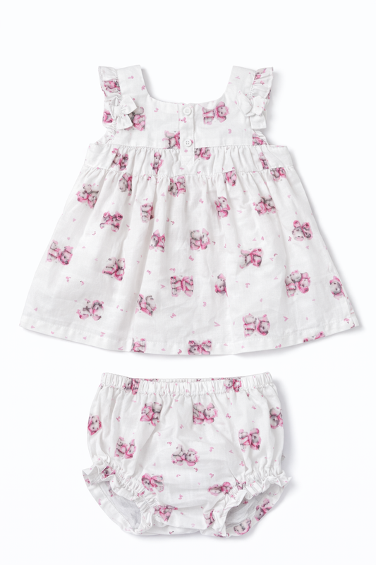 DEOLINDA BABY/TODDLER GIRL ELLIE BLOOMER SET