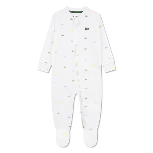 LACOSTE WHITE BABYGROW 547357