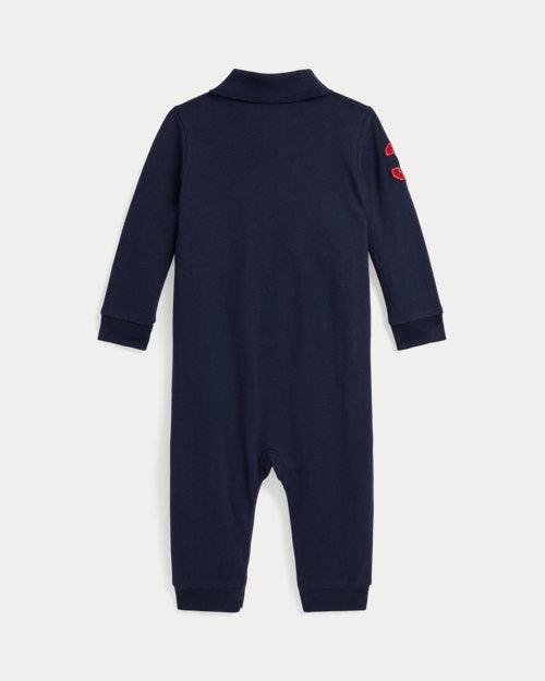 RALPH LAUREN BABY BOY NAVY ALL IN ONE