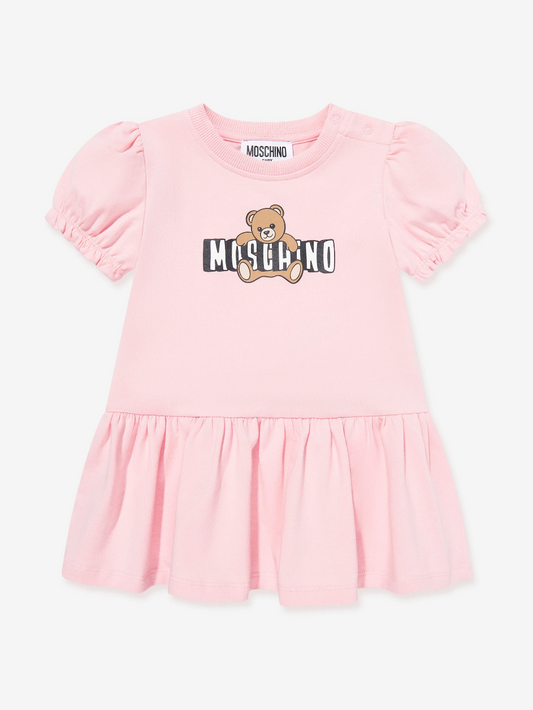 MOSCHINO BABY /TODDLER GIRL PINK DRESS MAV0C7
