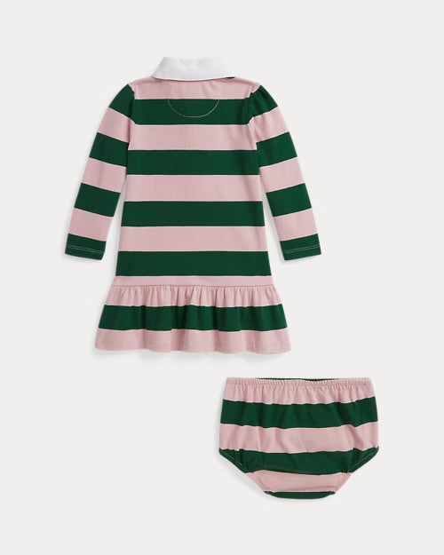 RALPH LAUREN STRIPED BABY/TODDLER DRESS