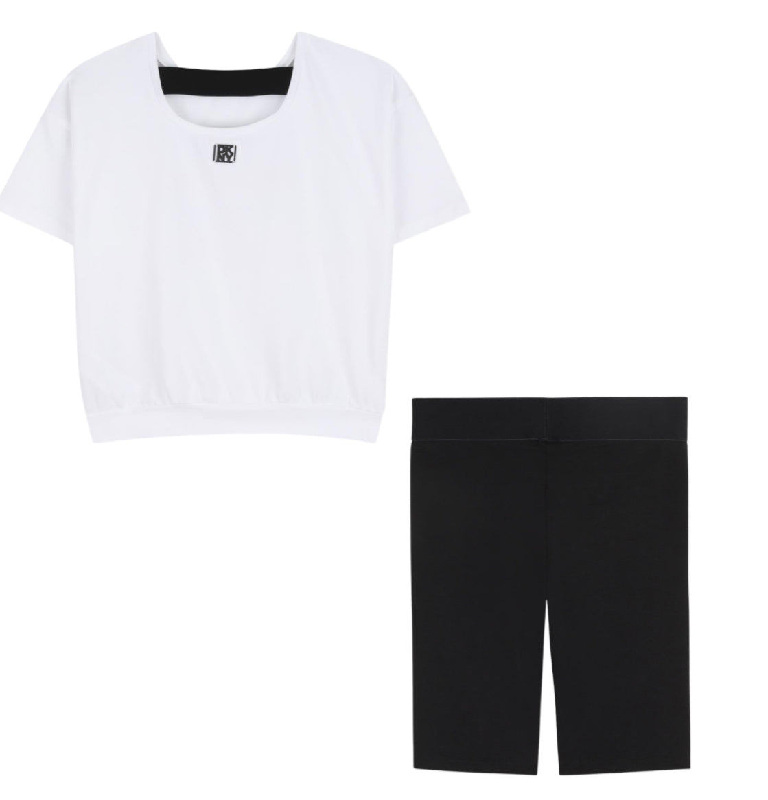 DKNY GIRLS CYCLE SHORTS SET D62624/D62576