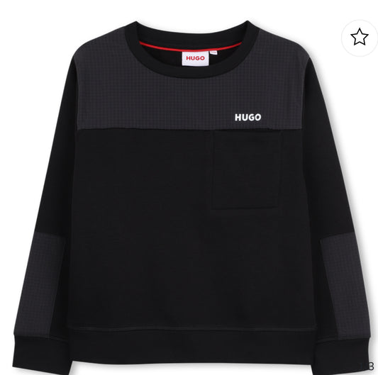 HUGO BLACK SWEATSHIRT G00449