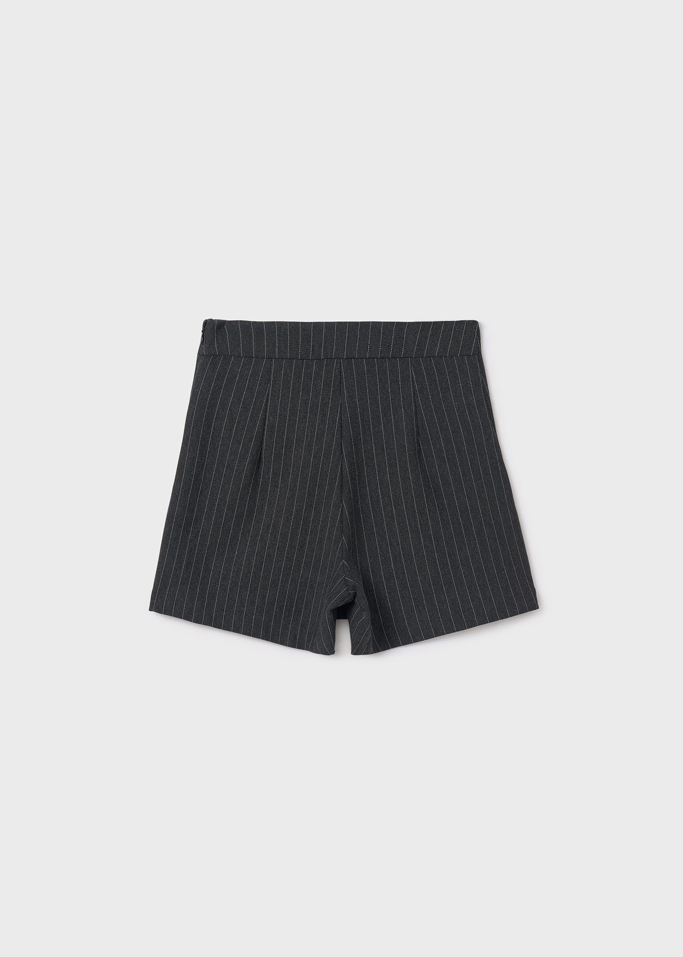 MAYORAL GIRL CHARCOAL GREY PINSTRIPE SKORT 7907