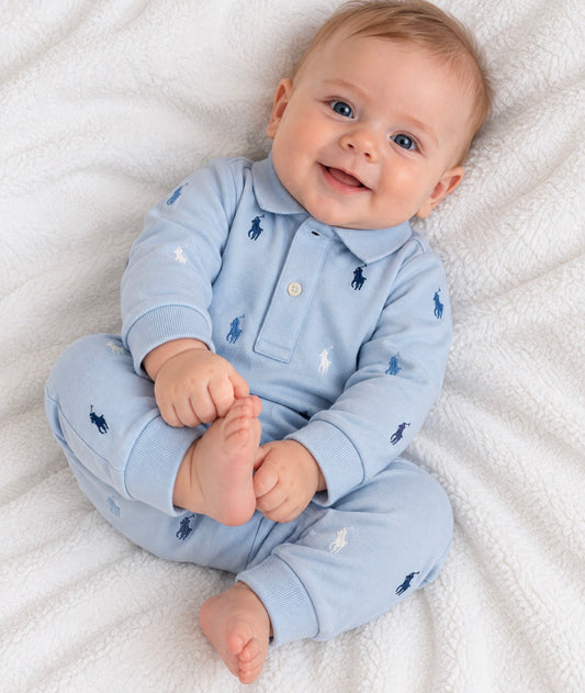 RALPH LAUREN BABY BLUE BABYGROW 76706001