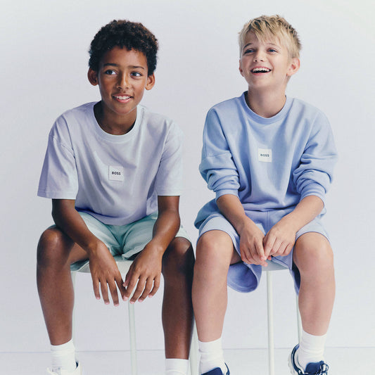 BOSS BOYS MEDIUM BLUE T SHIRT J52897