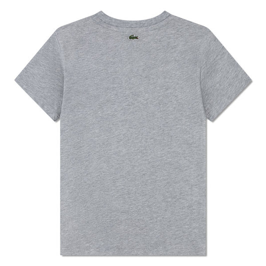 LACOSTE BOYS GREY T SHIRT 847072