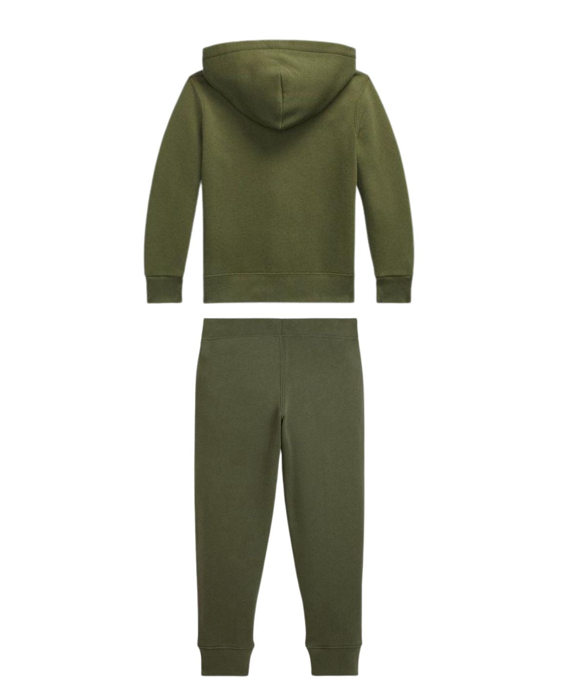 RALPH LAUREN BOY OLIVE HOODED TRACKSUIT