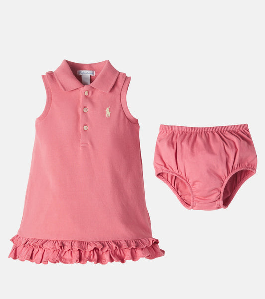 RALPH LAUREN BABY/TODDLER PINK DRESS 2815002