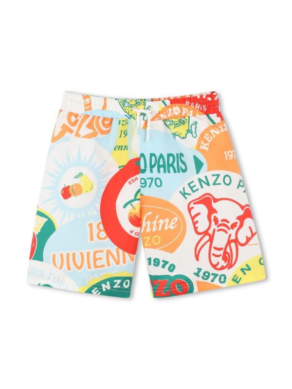 KENZO KIDS MULTI SWIM SHORTS K61079