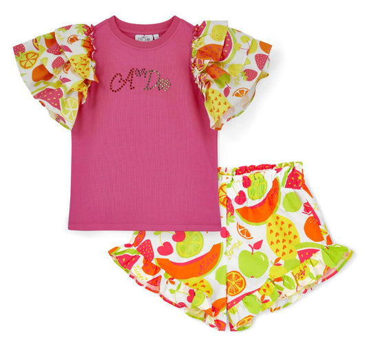 A DEE TABITHA TUTTI FRUTTI SHORT SET
