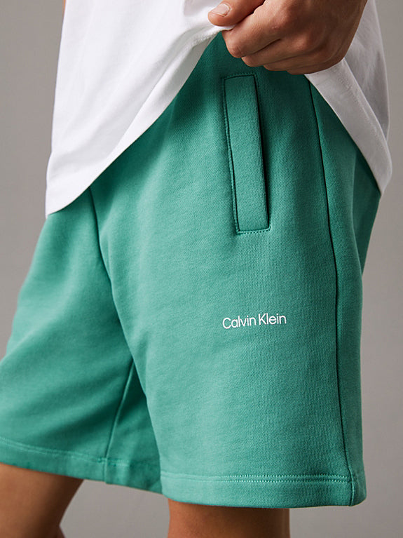 CALVIN KLEIN BOYS GREEN SHORTS