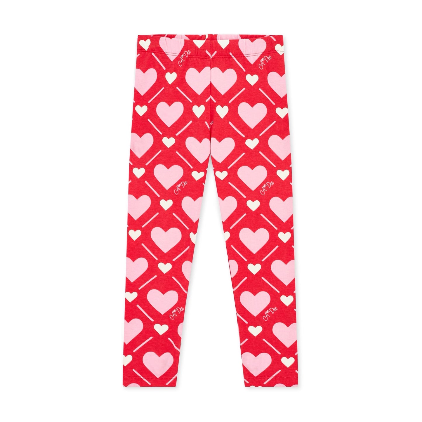 A DEE LOLA RED HEART LEGGINGS SET W251502