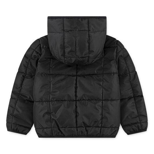 JORDAN BLACK PUFFER COAT 95F009