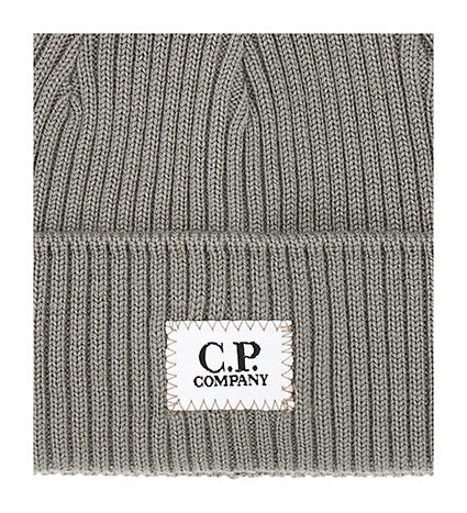 C.P. COMPANY BOYS GREY HAT CNX009