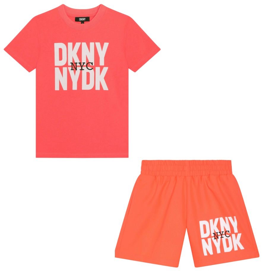 DKNY CORAL SWIM SHORTS SET